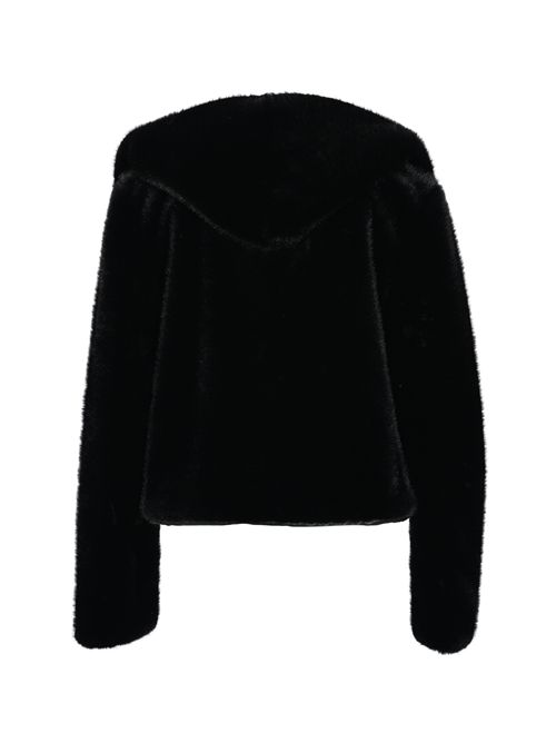 Giacca ECO036 in faux fur Nero YES LONDON | ECO036NERO